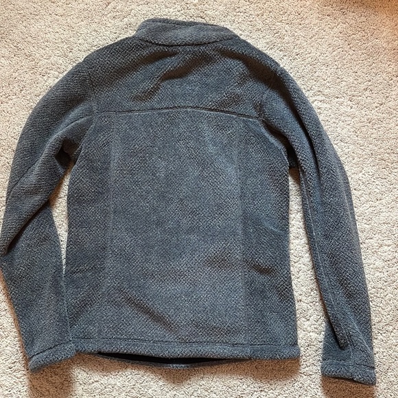 Patagonia quarter-zip: Size Small, Gray w/ Teal Accents - Picture 3 of 3